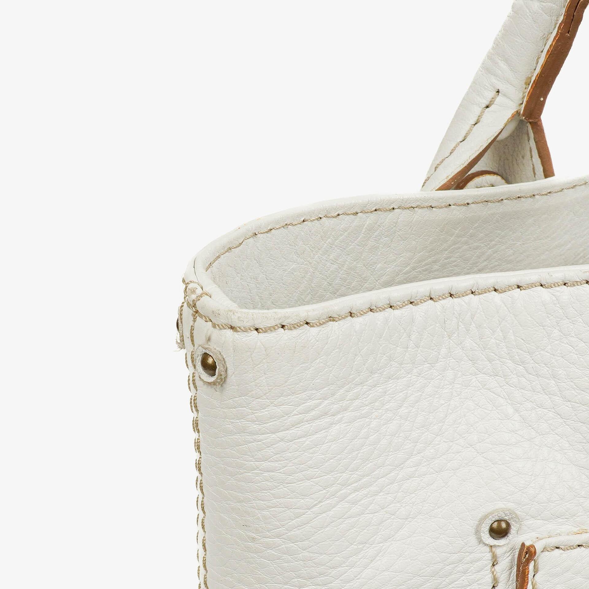 Chloé Paddington Satchel-Tasche in Weiß