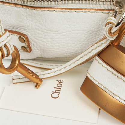 Chloé Paddington Satchel-Tasche in Weiß