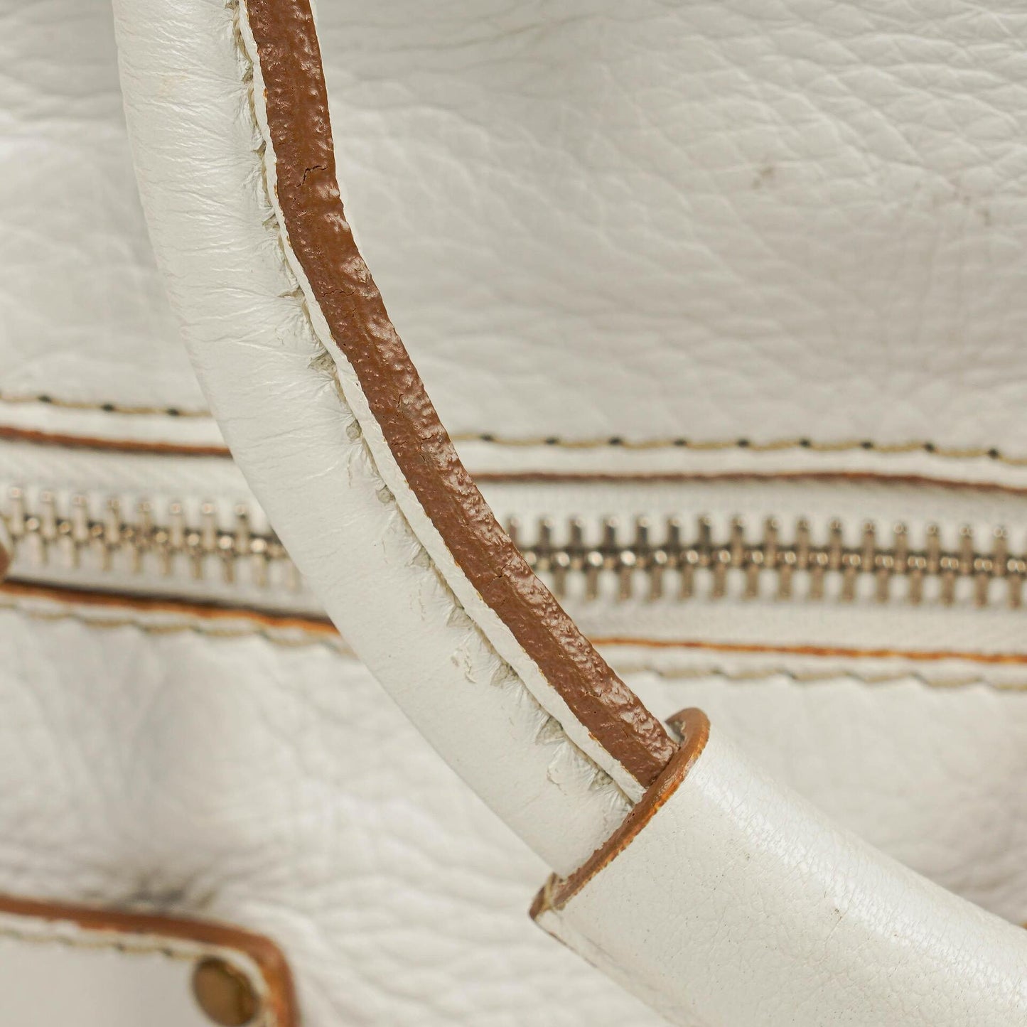 Chloé Paddington Satchel-Tasche in Weiß