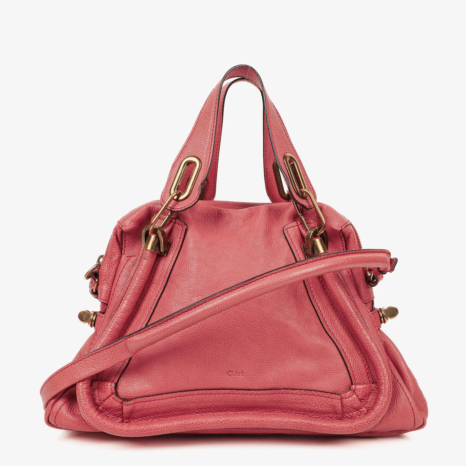 Chloe Paraty Medium Tasche aus rosa Kalbsleder