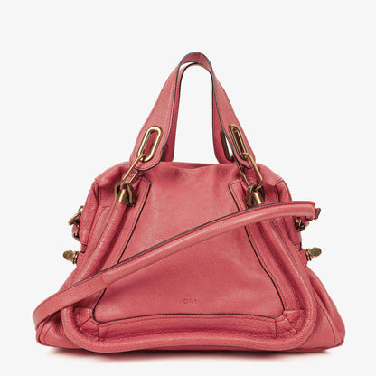 Chloe Paraty Medium Tasche aus rosa Kalbsleder