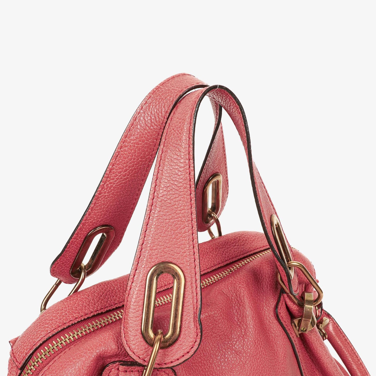 Chloe Paraty Medium Tasche aus rosa Kalbsleder