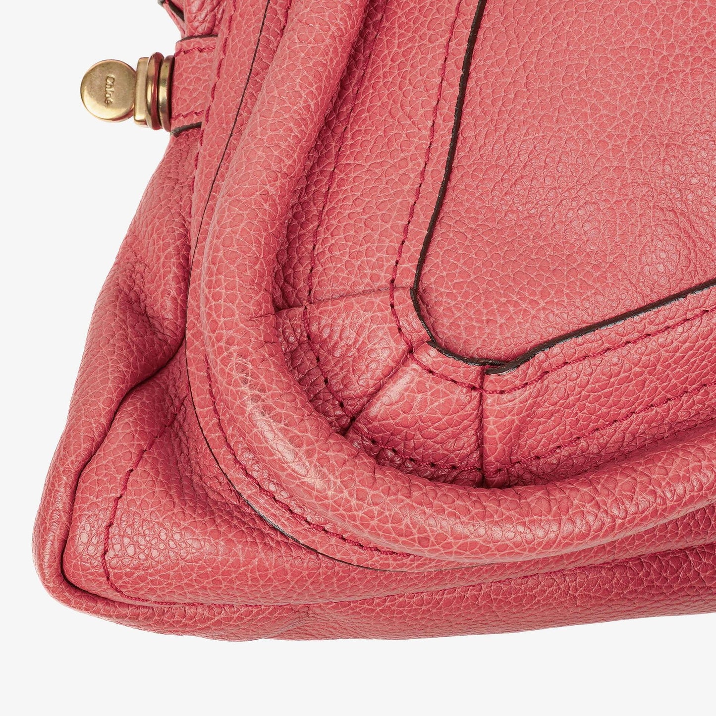 Chloe Paraty Medium Tasche aus rosa Kalbsleder