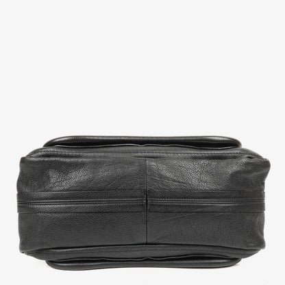 Chloé Paraty Medium Tasche aus schwarzem Kalbsleder
