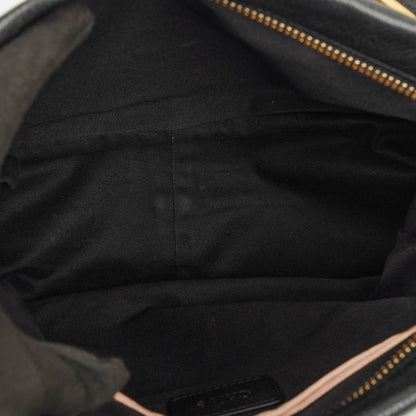 Chloé Paraty Medium Tasche aus schwarzem Kalbsleder