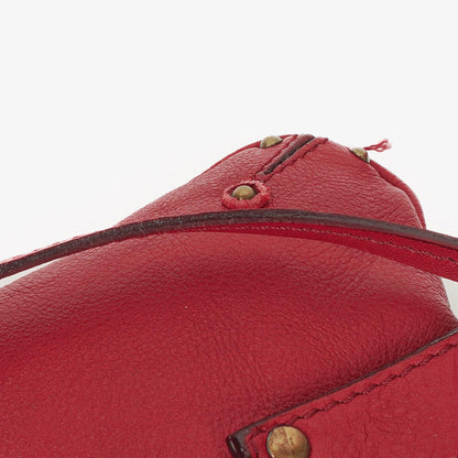 Chloe Paddington Pochette Tasche aus rotem Leder
