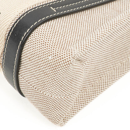 Chloé Kleine Woody Leinen Tote Bag