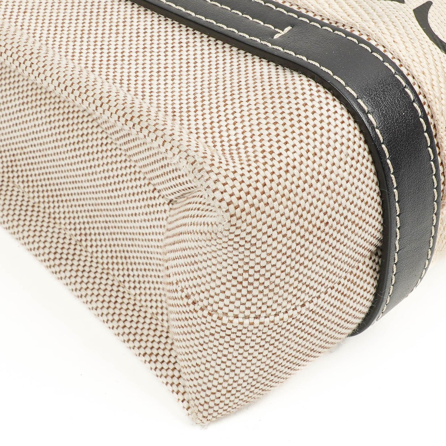 Chloé Kleine Woody Leinen Tote Bag