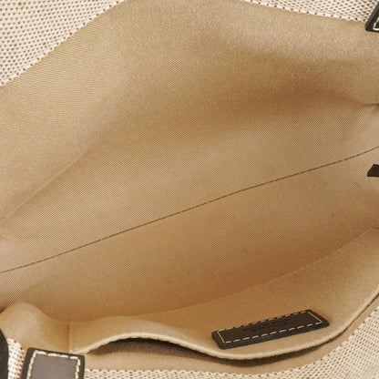 Chloé Small Woody Tote Bag aus Leinen