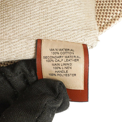 Chloé Kleine Woody Leinen Tote Bag Braun