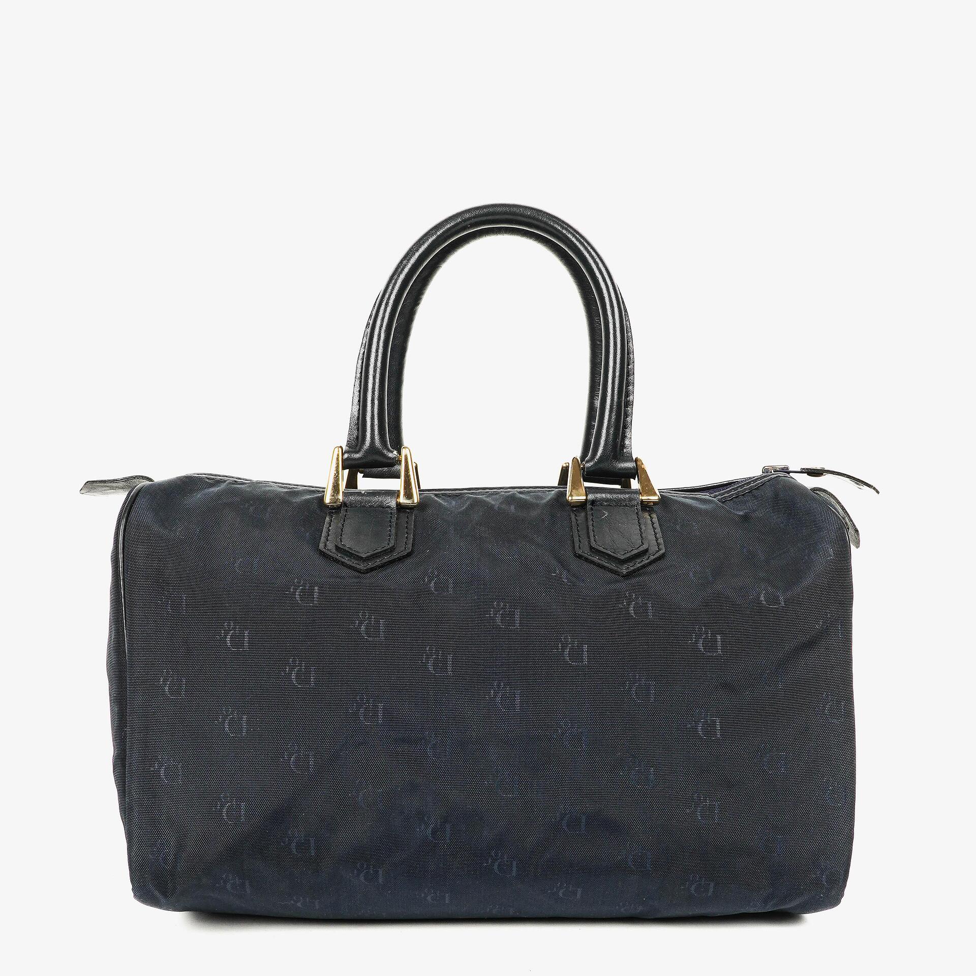 Christian Dior 30 Boston Tasche aus Navy Nylon