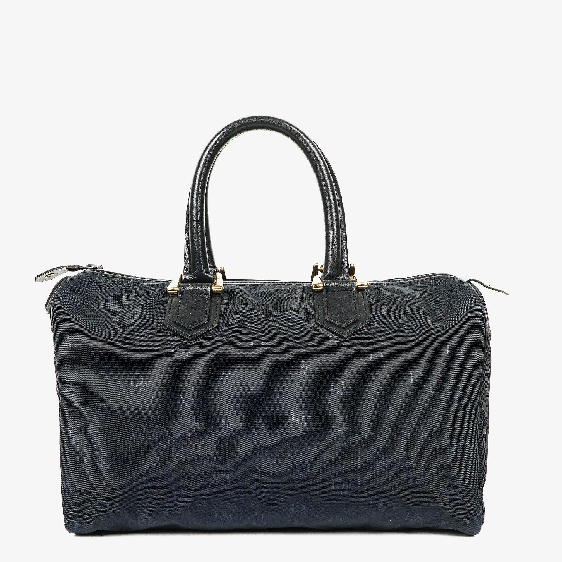 Christian Dior 30 Boston Tasche aus Navy Nylon