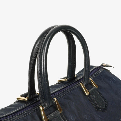 Christian Dior 30 Boston Tasche aus Navy Nylon