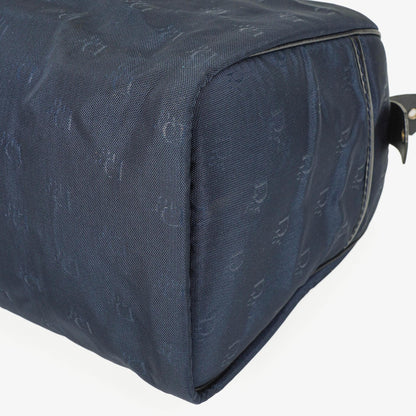 Christian Dior 30 Boston Tasche aus Navy Nylon