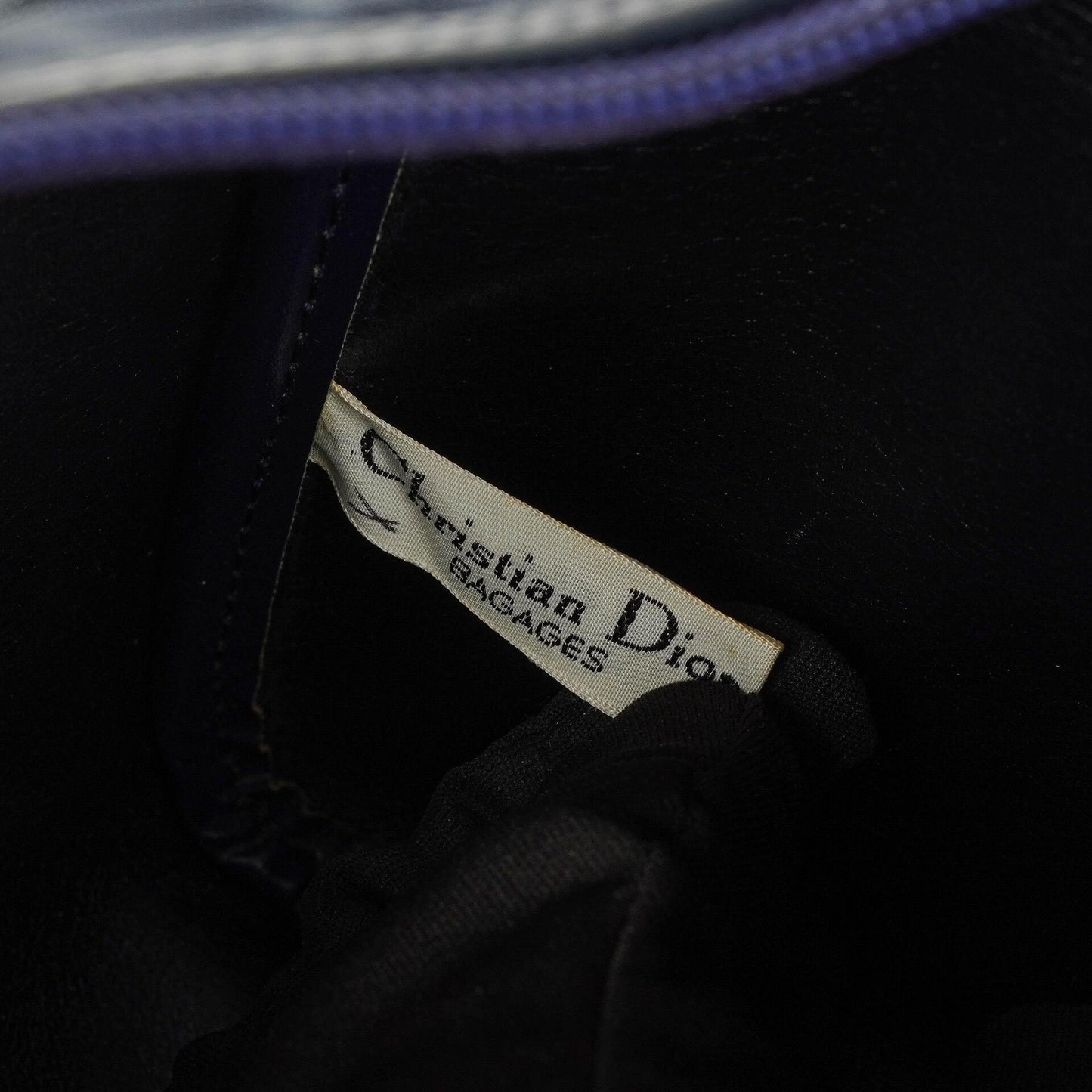 Christian Dior 30 Boston Tasche aus Navy Nylon