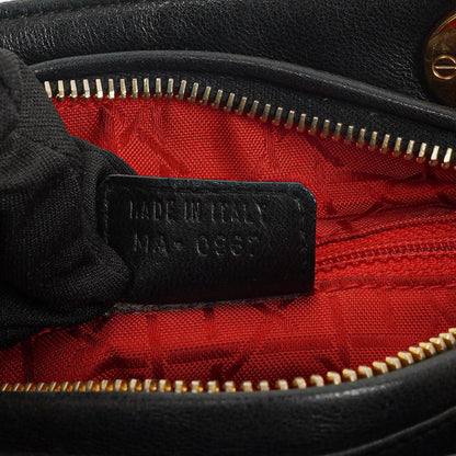Christian Dior Lady Dior Tote Bag aus schwarzem Cannage-gestepptem Wildleder