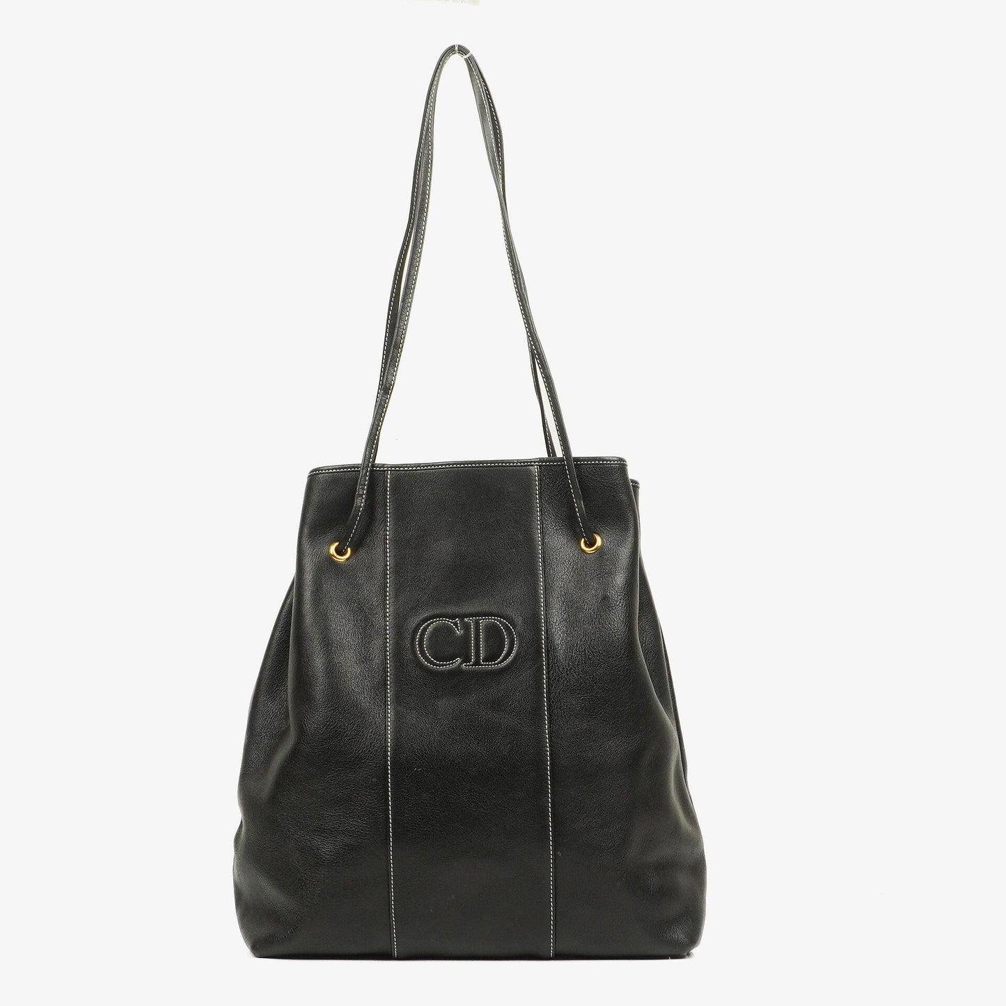 Christian Dior CD Logo Tote-Tasche mit Kordelzug