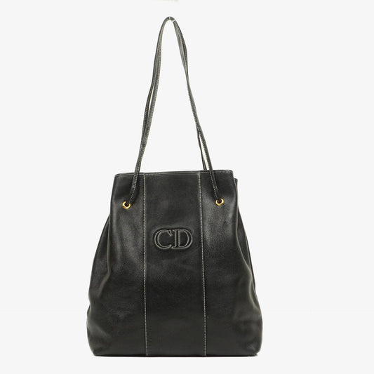 Christian Dior CD Logo Tote-Tasche mit Kordelzug
