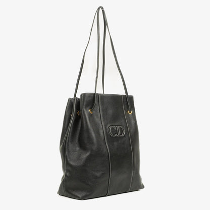 Christian Dior CD Logo Tote-Tasche mit Kordelzug