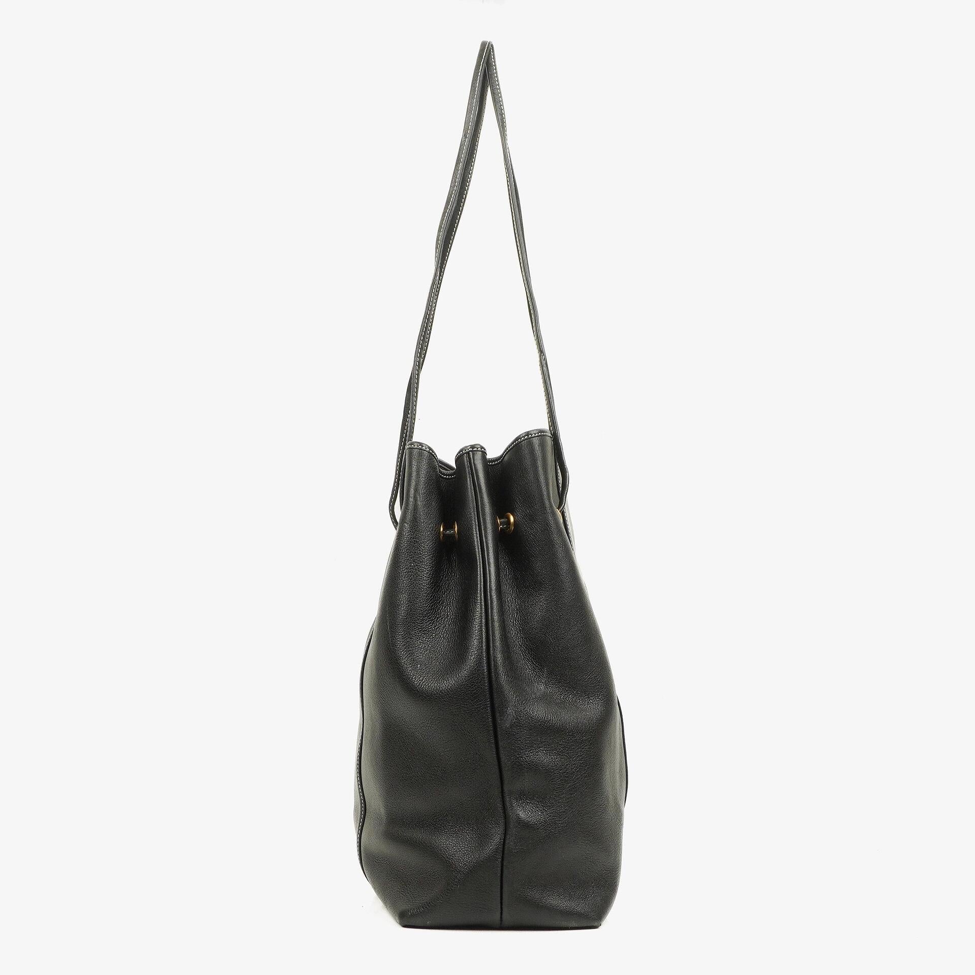 Christian Dior CD Logo Tote-Tasche mit Kordelzug