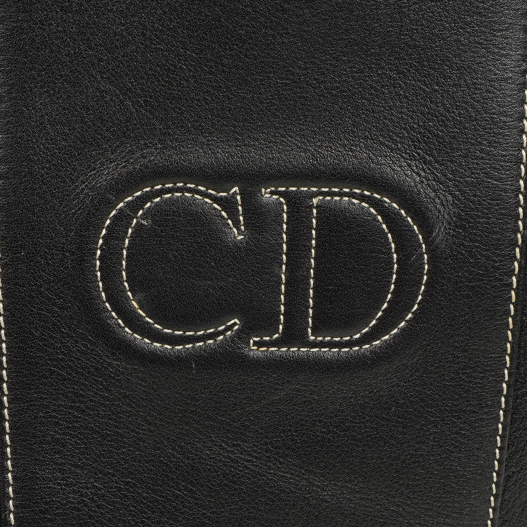 Christian Dior CD Logo Tote-Tasche mit Kordelzug