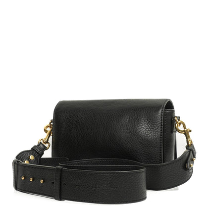 Christian Dior Dio(r)evolution Schwarze Genarbte Kalbsleder Klapptasche