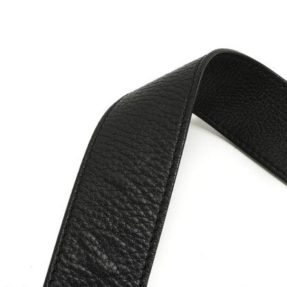 Christian Dior Dio(r)evolution Schwarze Genarbte Kalbsleder Klapptasche