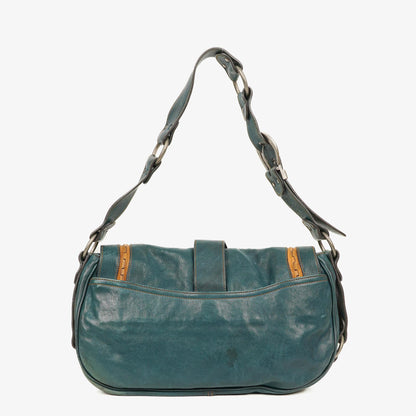 Christian Dior Gaucho Doppelsatteltasche Mittelgroß aus Kalbsleder