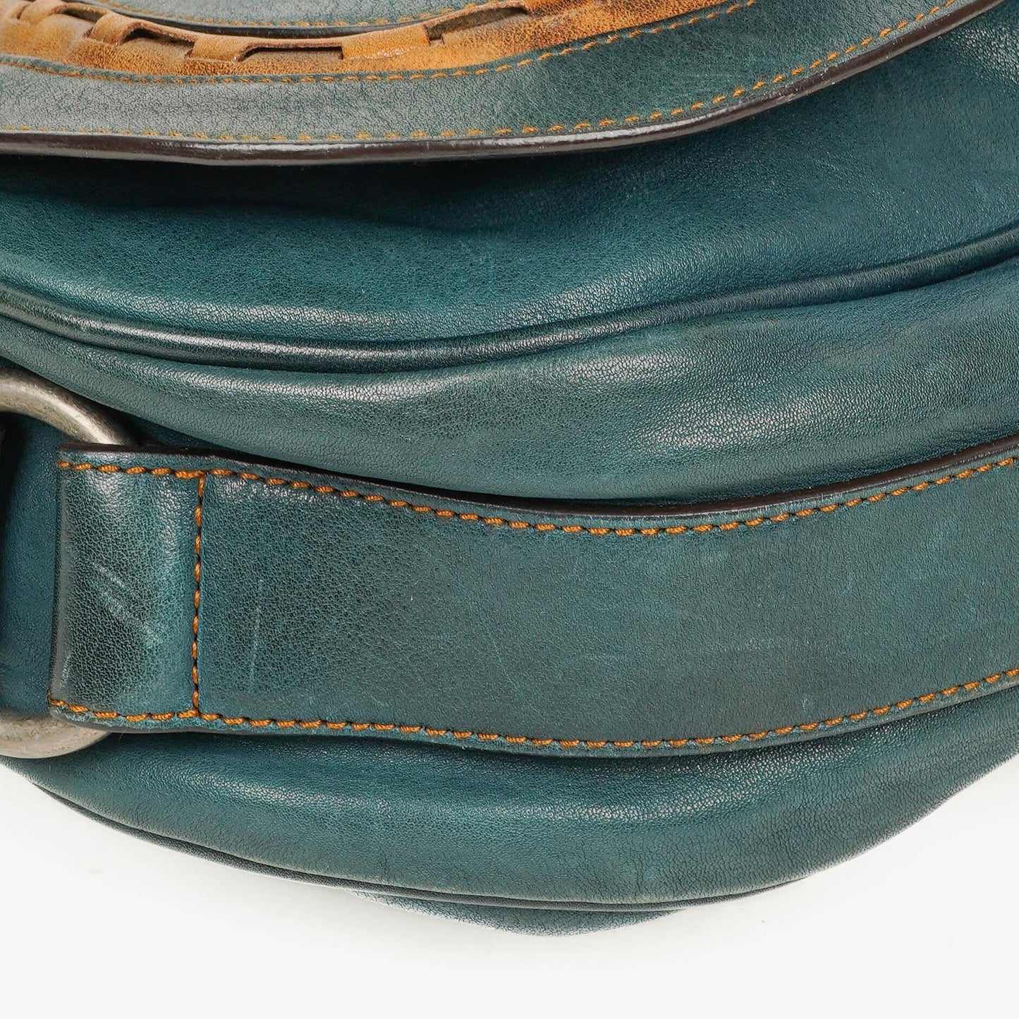 Christian Dior Gaucho Doppelsatteltasche Mittelgroß aus Kalbsleder