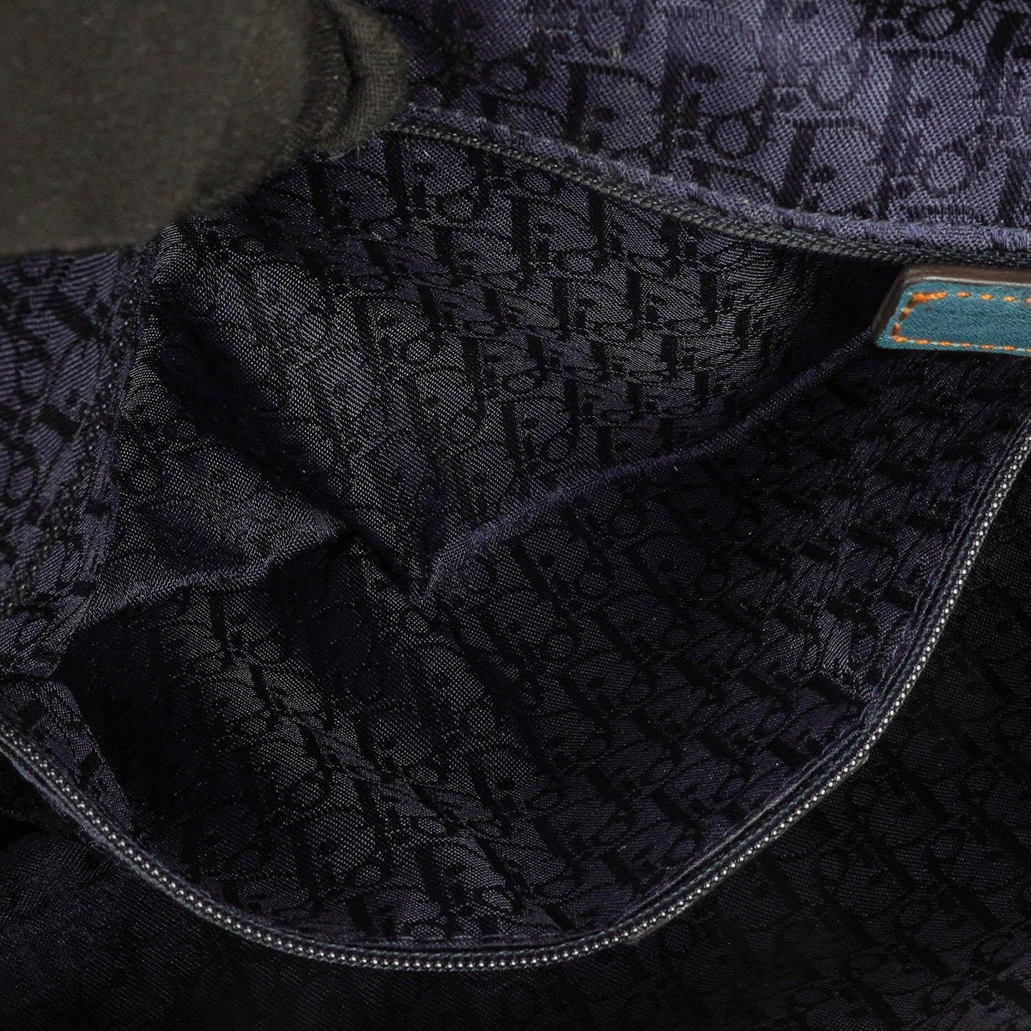 Christian Dior Gaucho Doppelsatteltasche Mittelgroß aus Kalbsleder