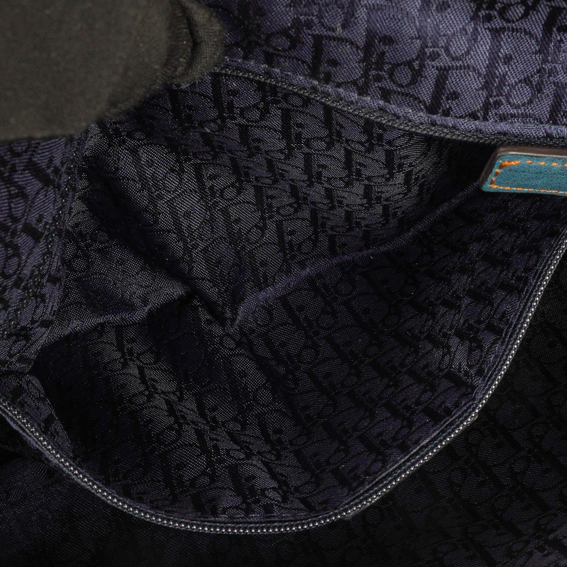 Christian Dior Gaucho Doppelsatteltasche Mittelgroß aus Kalbsleder
