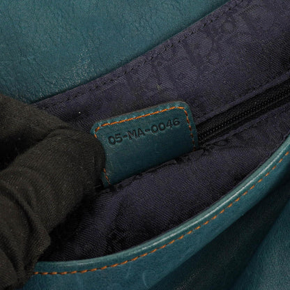 Christian Dior Gaucho Doppelsatteltasche Mittelgroß aus Kalbsleder
