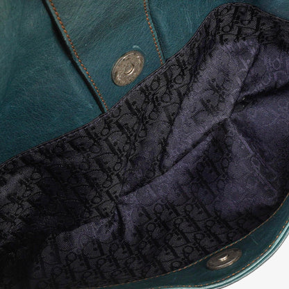 Christian Dior Gaucho Doppelsatteltasche Mittelgroß aus Kalbsleder