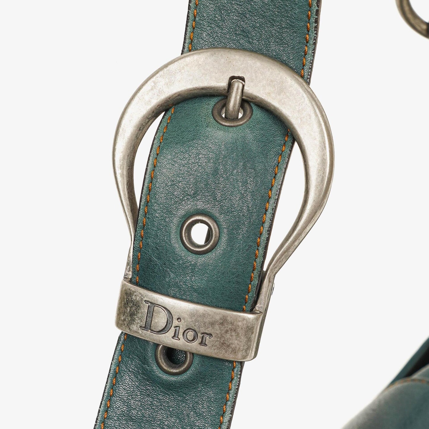 Christian Dior Gaucho Doppelsatteltasche Mittelgroß aus Kalbsleder