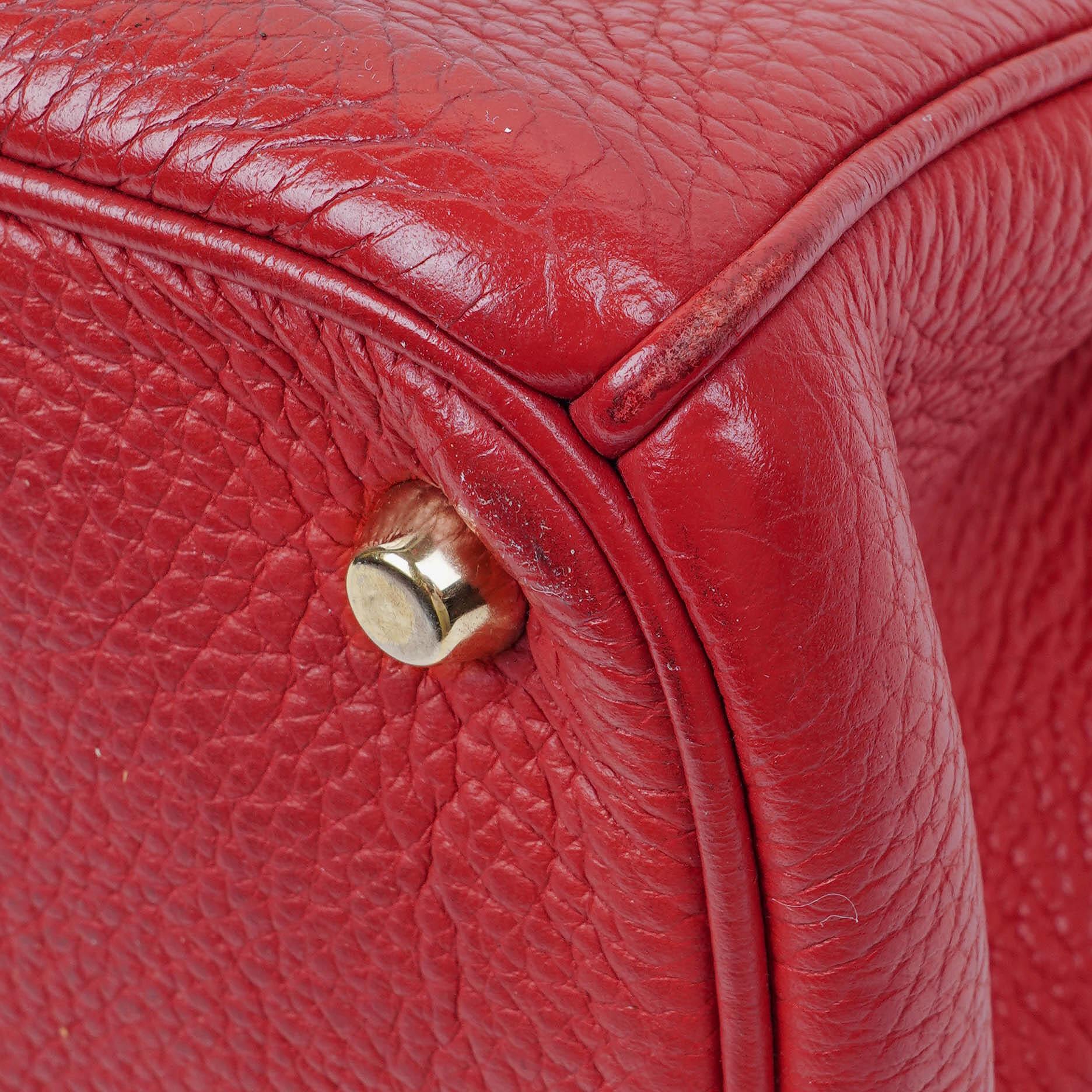Christian Dior mittelgroße Diorissimo Tote aus burgunderfarbenem Kalbsleder