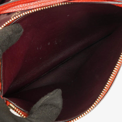 Christian Dior mittelgroße Diorissimo Tote aus burgunderfarbenem Kalbsleder
