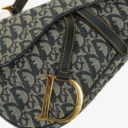 Christian Dior Saddle Tasche in mittlerer Größe