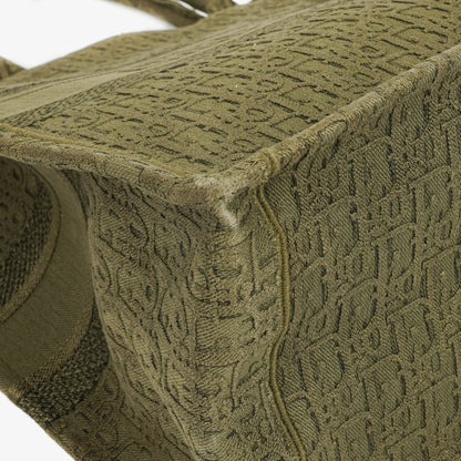 Christian Dior Book Tote aus grünem Oblique Denim