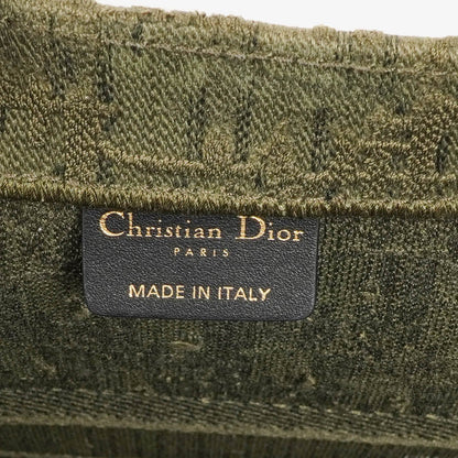 Christian Dior Book Tote aus grünem Oblique Denim