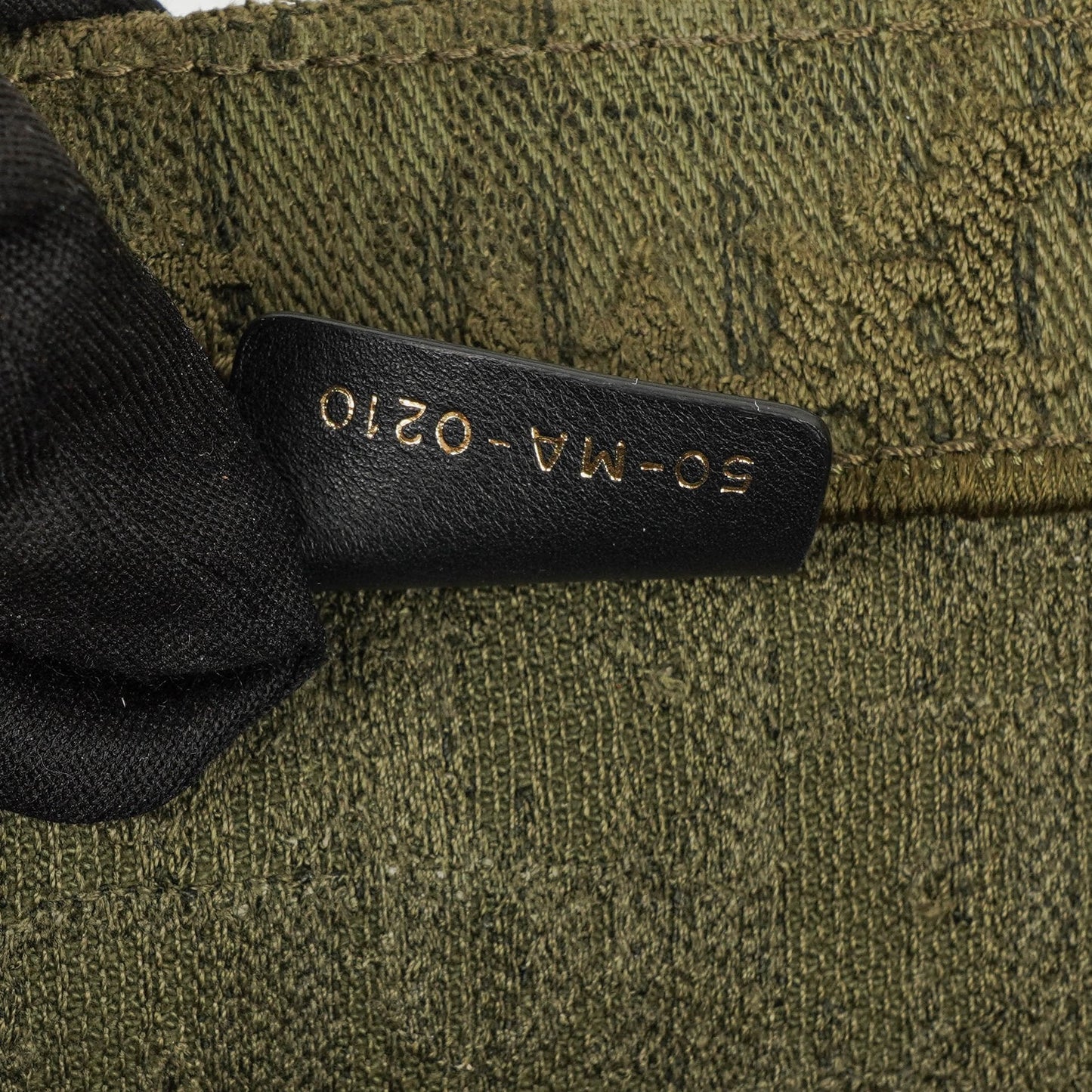 Christian Dior Book Tote aus grünem Oblique Denim