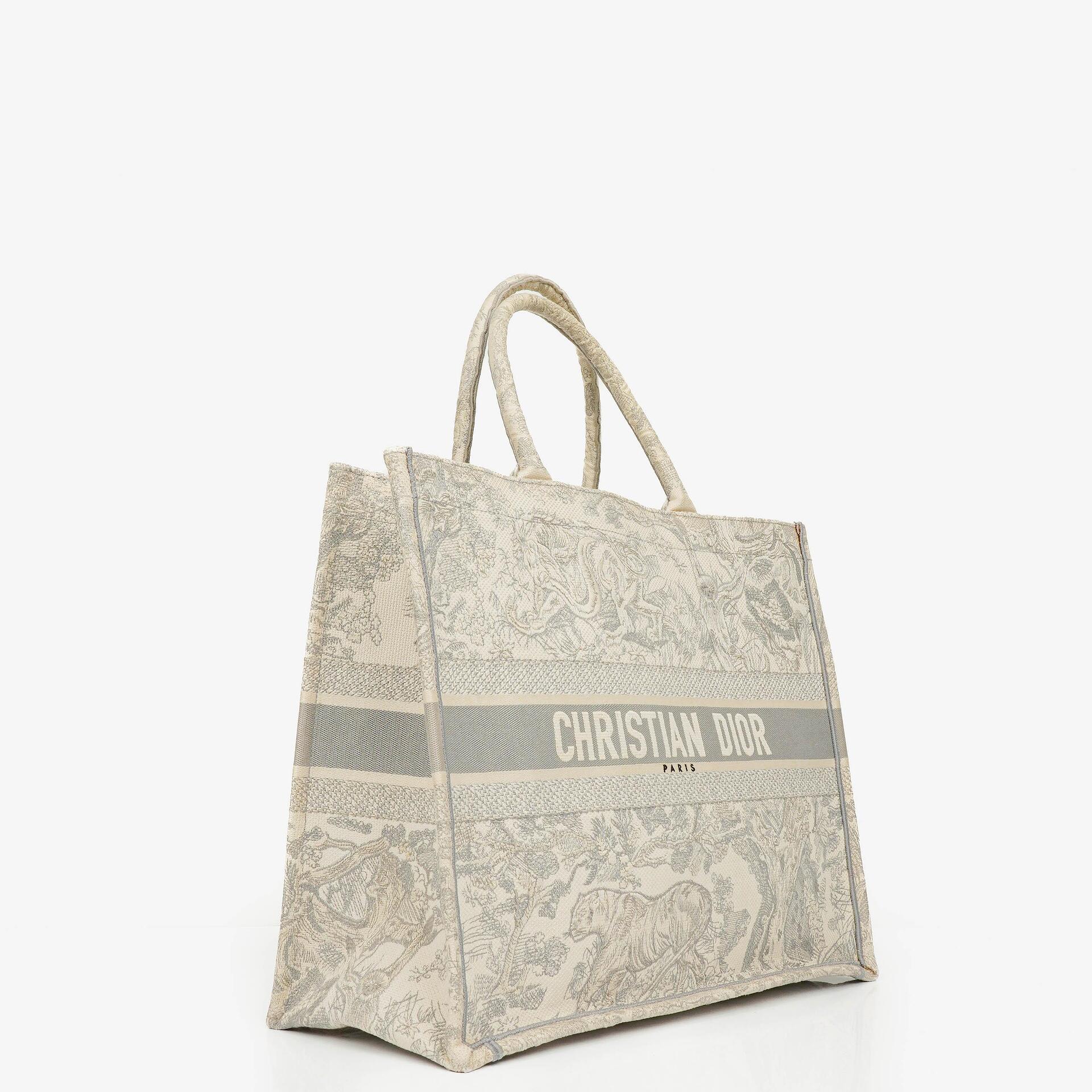 Christian Dior Toile de Jouy Buch-Tasche