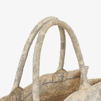 Christian Dior Book Tote Tasche mit Toile de Jouy