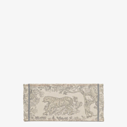 Christian Dior Book Tote Tasche mit Toile de Jouy