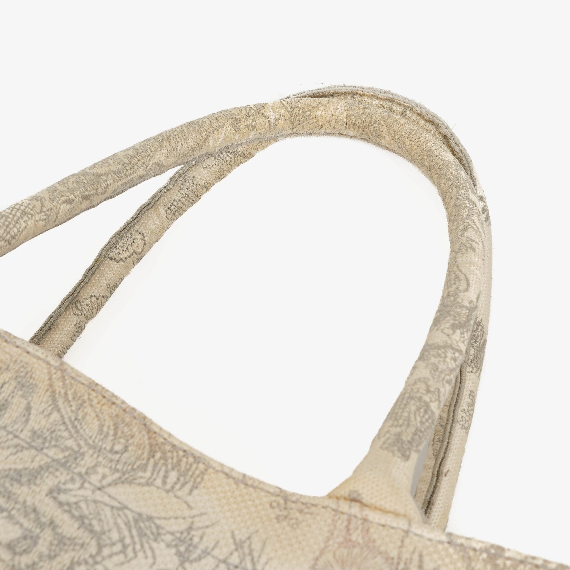 Christian Dior Book Tote Tasche mit Toile de Jouy