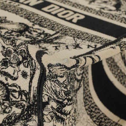 Christian Dior Book Tote Zodiac aus Toile de Jouy