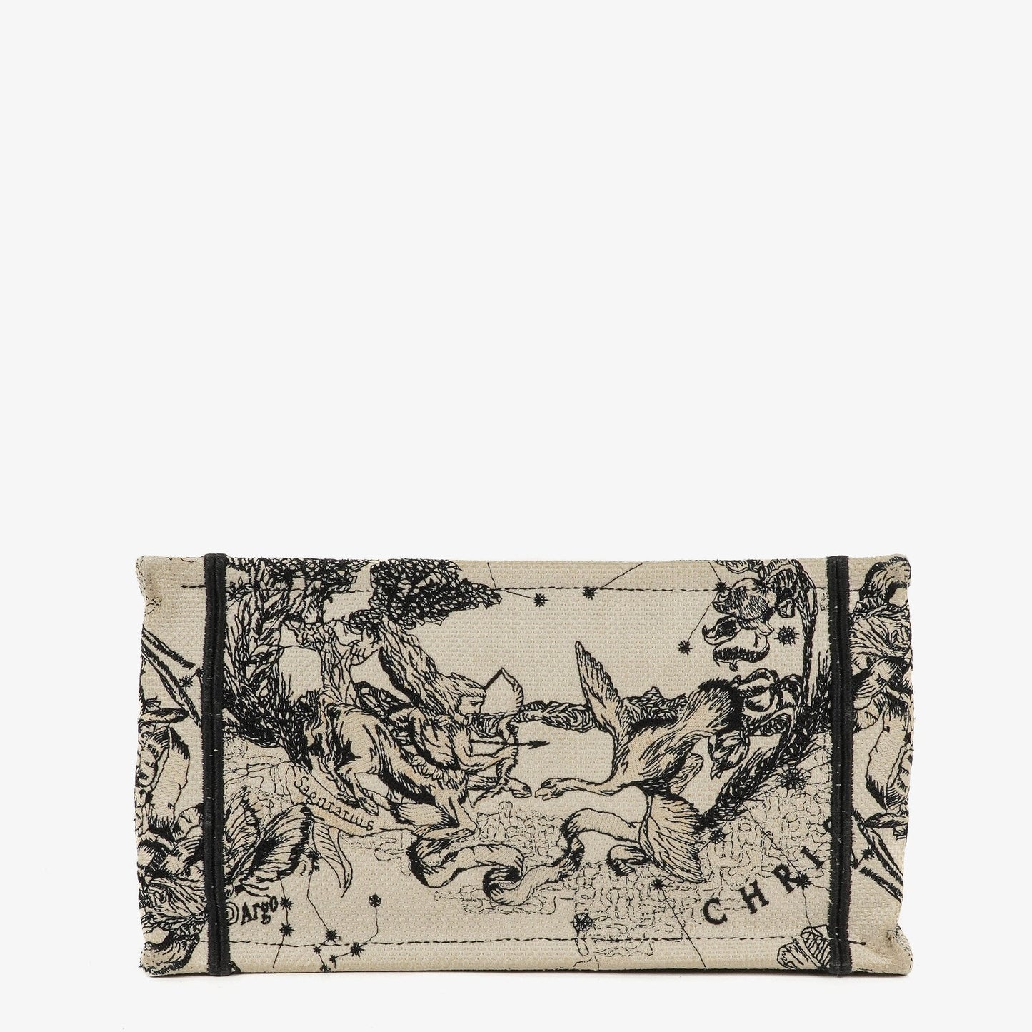 Christian Dior Book Tote Zodiac aus Toile de Jouy