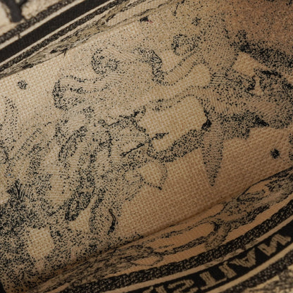 Christian Dior Book Tote Zodiac aus Toile de Jouy