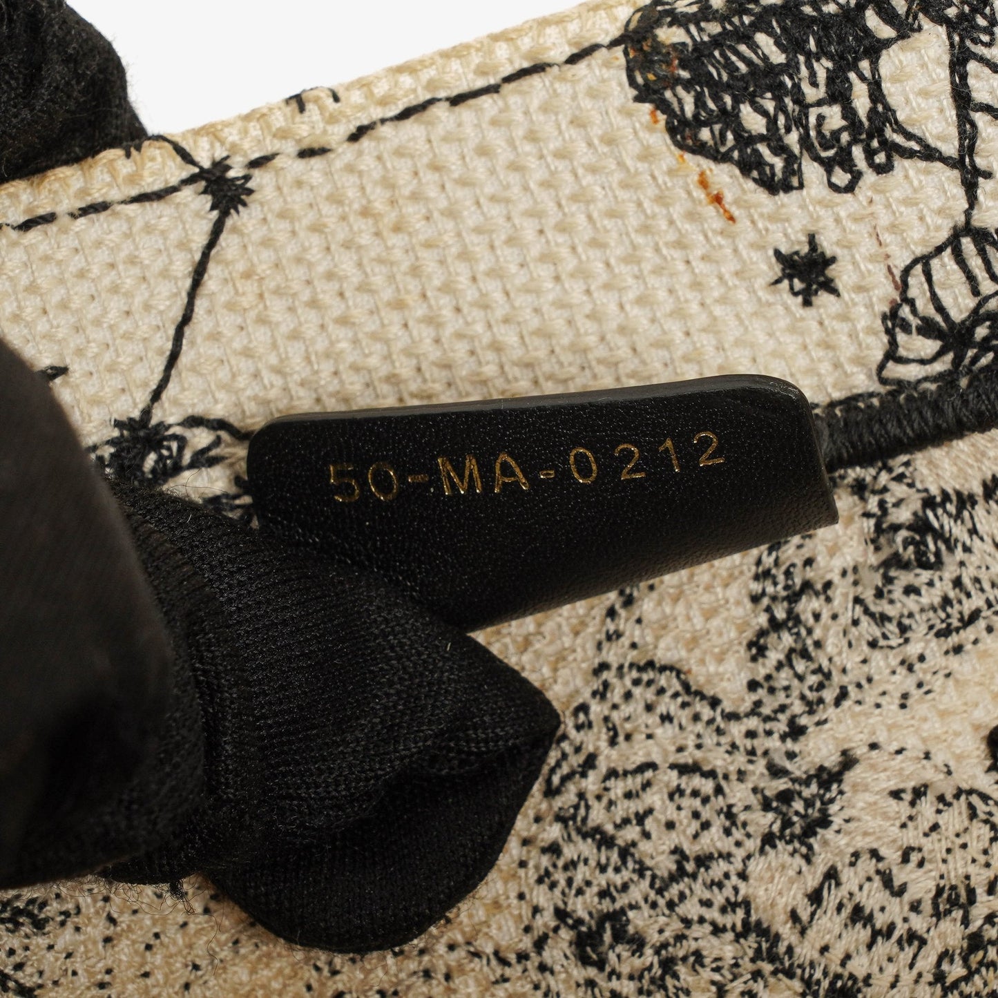 Christian Dior Book Tote Zodiac aus Toile de Jouy