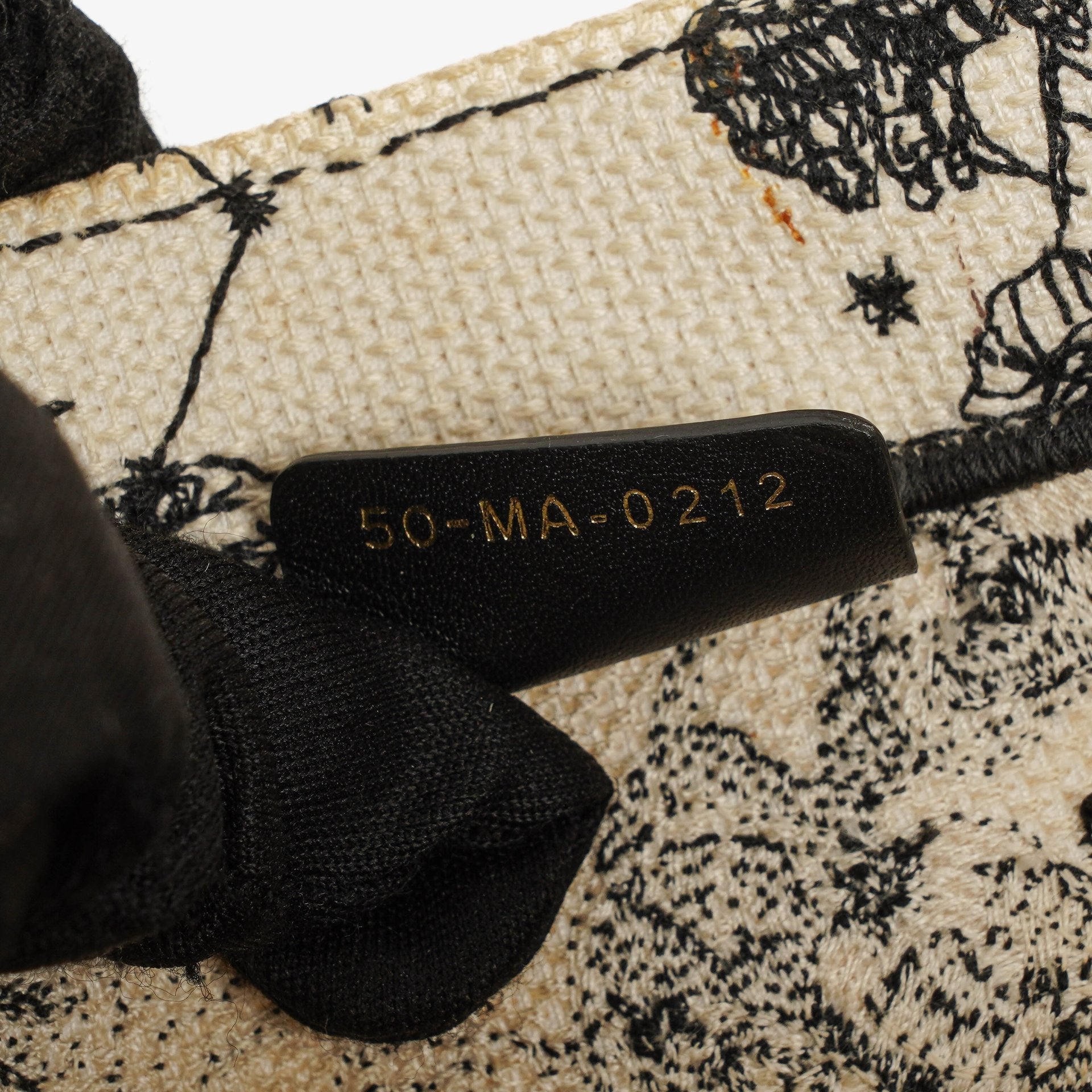 Christian Dior Book Tote Zodiac aus Toile de Jouy