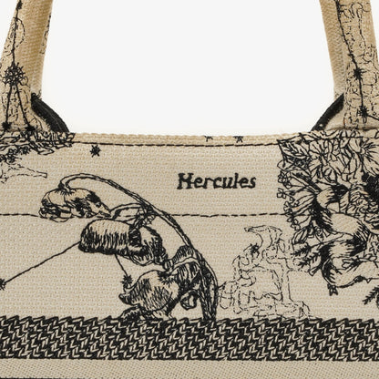 Christian Dior Book Tote Zodiac aus Toile de Jouy